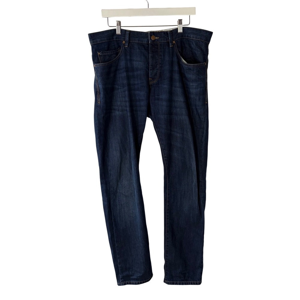 Mexx Modern Slim Dark Wash Indigo Cotton Denim‎ Jeans Mens 36x34 Straight Leg